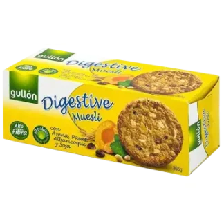 Gullon Digestive küpsised müsli 365g