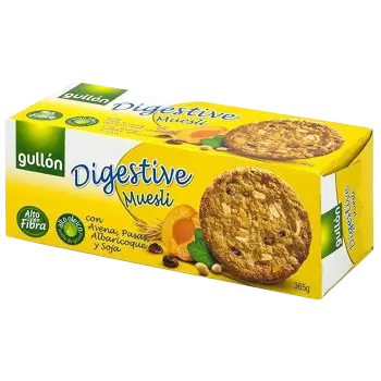 Gullon Digestive küpsised müsli 365g