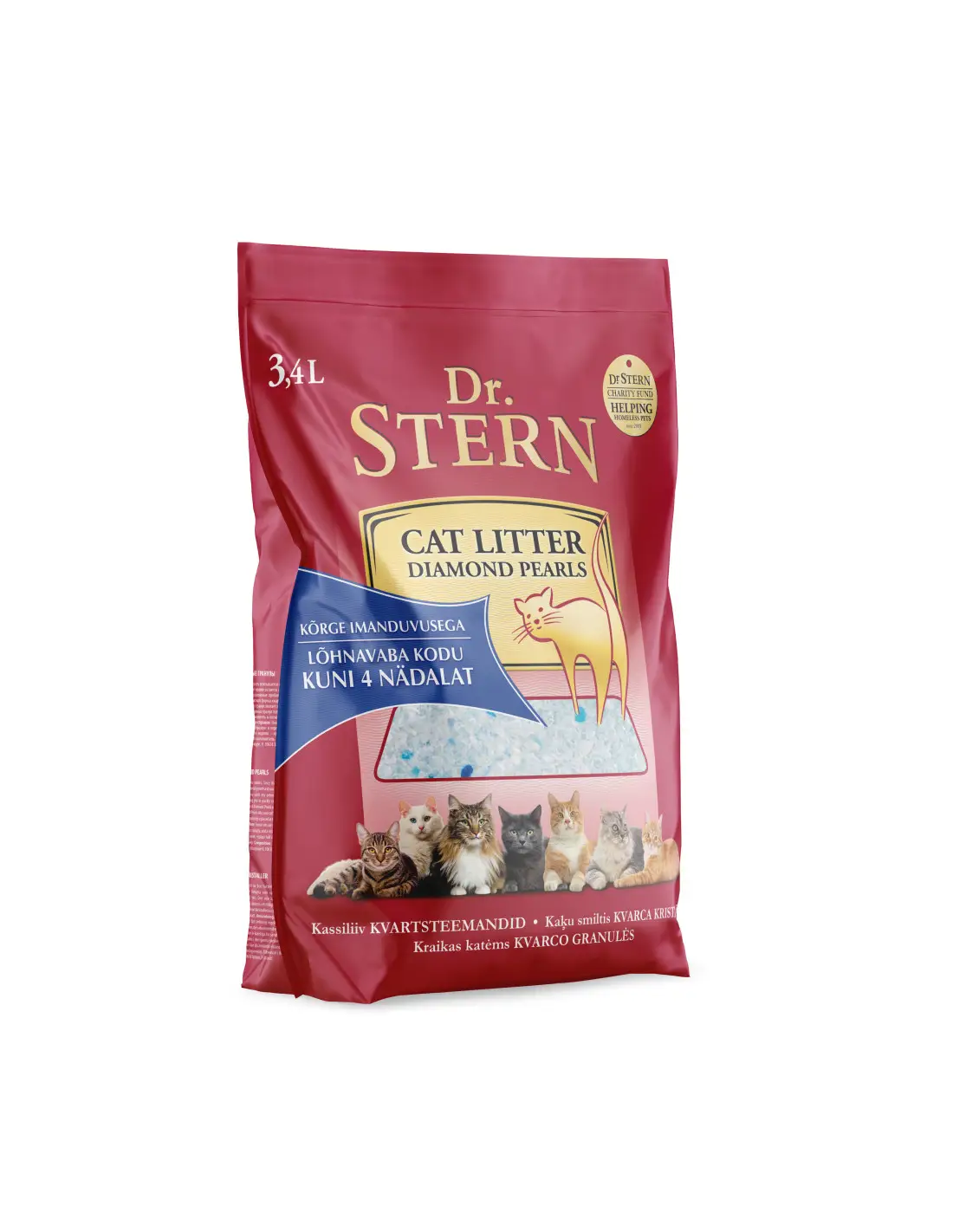 Dr.Stern kvartsteemandid 1,45kg /3,4 L